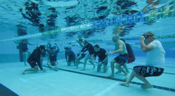 Learning how to increase high heart rate breath hold underwater